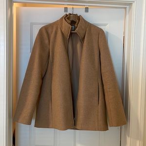 J Crew Tan Wool Coat